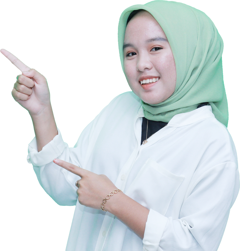 Hijab woman pose expression